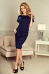 Fitted knitted women's dress