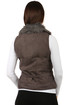 Women's vest with fur