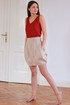 Balloon linen mini skirt Lotika Czech design 