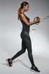 Sports leggings with perforations