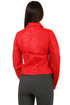 Women's quilted leatherette jacket