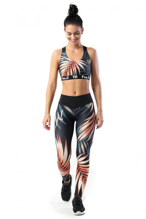 Flexible leggings with print