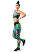 Functional leggings with colourful print