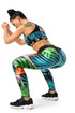 Functional leggings with colourful print
