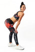 Sports leggings with stylish print