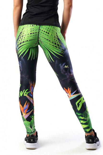 Fitness leggings with print in HD quality