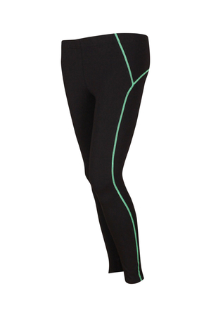 Classic black leggings ideal for sports suitable for casual wear adapts to any body color contrast stitching high cotton