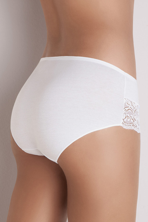 Cotton panties with lace leg 2 pcs