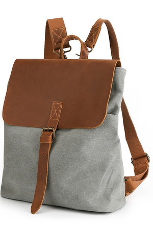 Waterproof canvas 2in1 backpack/bag....Your companion for every day lined internal zippered pocket internal free access