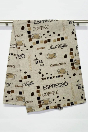 The secret to perfectly dry coffee cups is hidden in this linen dish towel. combination of natural linen and cotton only