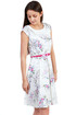Ladies white dress with flowers