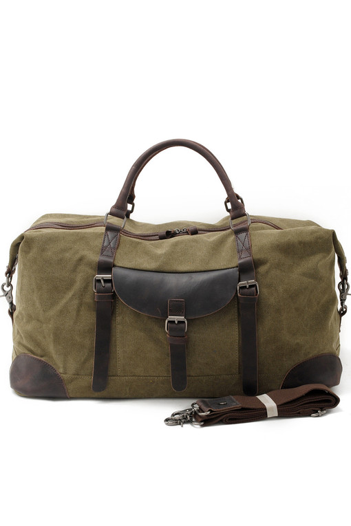 Vintage canvas bag for travel and fitness