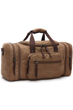 Travel bag: expandable with zippers on each side up to 5 cm three side pockets on the perimeter for essentials main