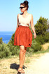 Summer skirt Lotika 100% linen Premium quality