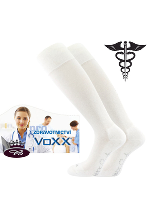 Special medical single-colour socks from Voxx brand not only for medical professionals double, comfortable, non-stretch hem