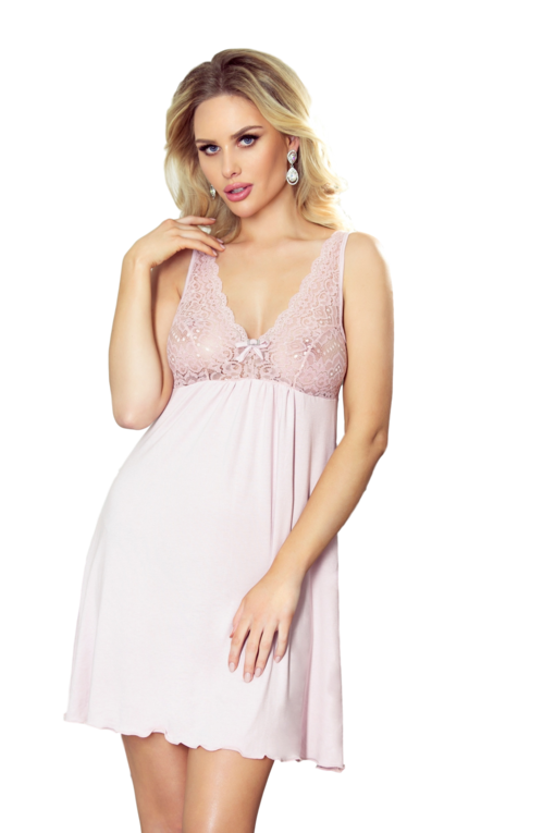 Nightgown with lace