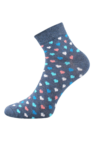 Coloured socks from the Czech brand Boma patterned monochrome toe and heel flexible, non-wrinkle hem pleasant to the touch