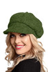 Woolen cap with visor - beige