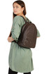 Women's urban backpack genuine leather