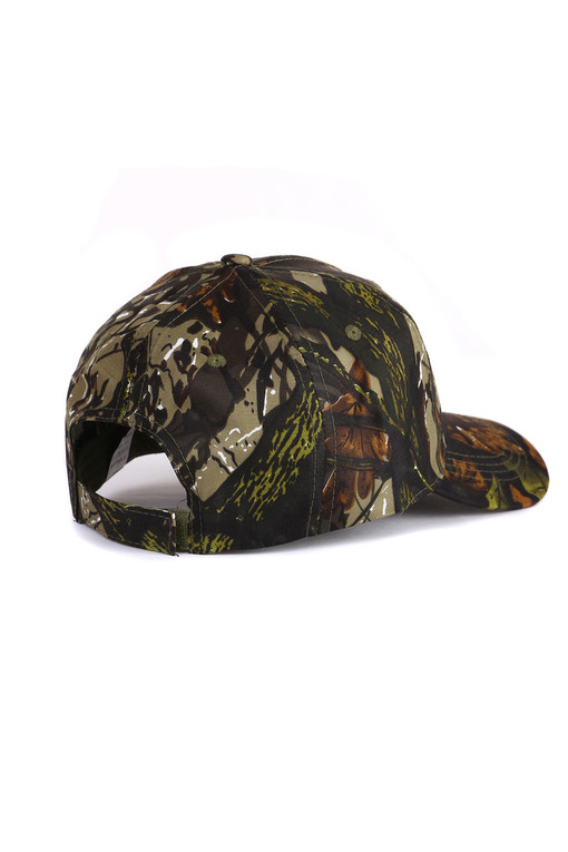 Men's brown camouflage cap