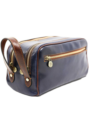 Italian luxury cosmetic leather bag for demanding customers who are not satisfied with the usual product. made of luxury