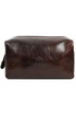 Genuine leather cosmetic bag