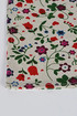 Linen towel with flowers 47 x 70 cm