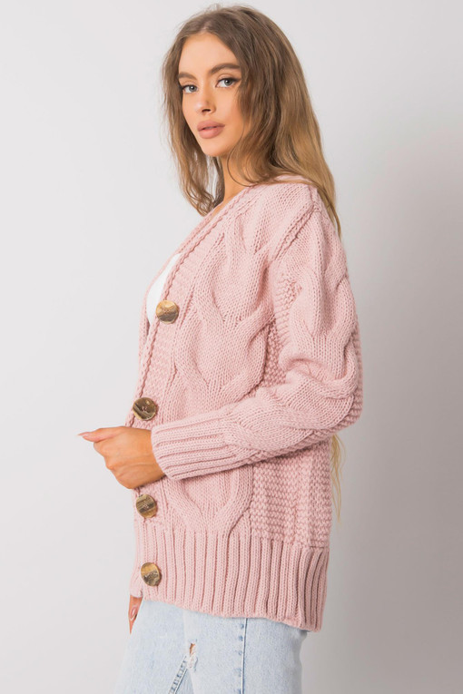 Wool sweater with a distinctive pattern