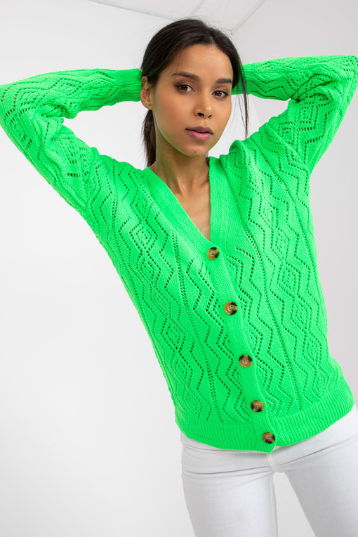 Stretch wool sweater with patterning