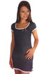 Ladies short nightdress with short sleeves