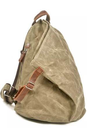 Canvas stylish, waterproof backpack smaller fashionable for him and for her main zippered pocket inside three lined smaller