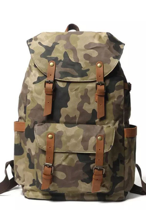 Waterproof camouflage backpack