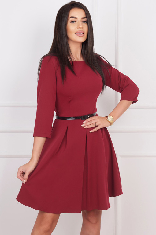 Sexy cocktail dress with 3/4 sleeves