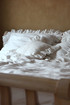 Hemp pillowcase with canary 70x90 cm
