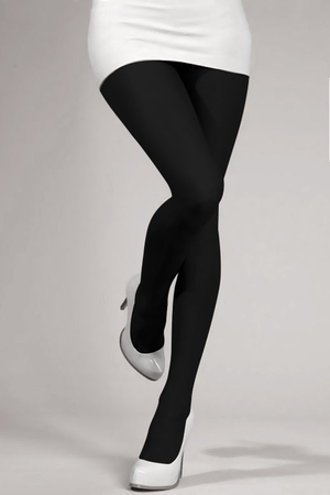 Women's tights 100 DEN in muted colours from the Czech brand Boma monochrome with microfibre without reinforced toe without