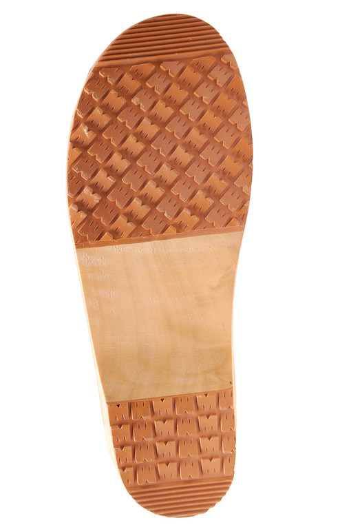 Clogs with snake pattern