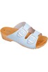 Leather clogs solid color