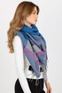 Scarf in pastel colours with wool