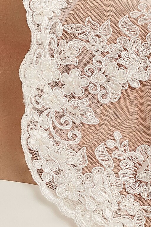 Romantic wedding lace bolero
