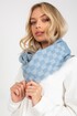 Circular scarf with wool