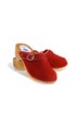 Medical wooden leather clogs