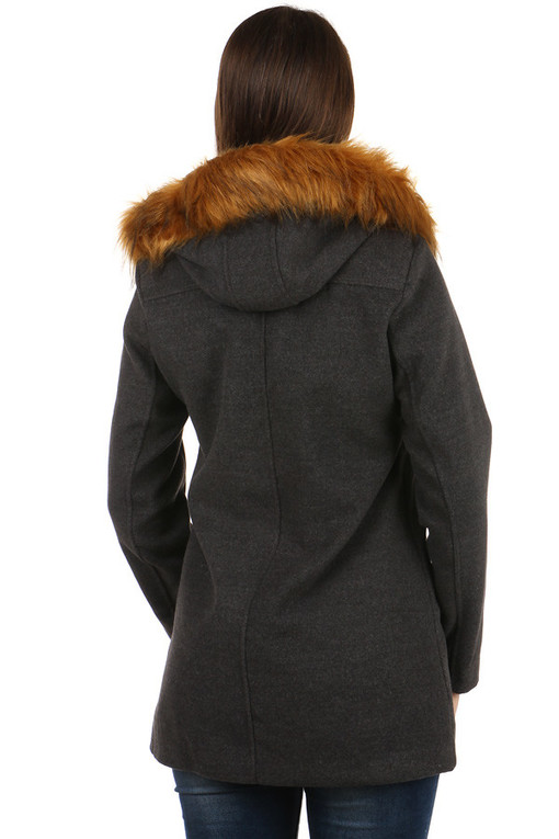 Women's Hooded Jacket - Gray