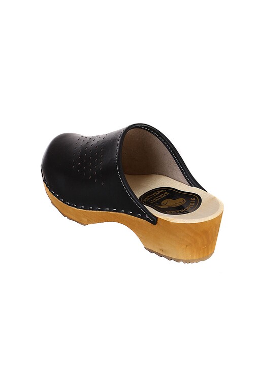 Comfortable perforated clogs for the cottage