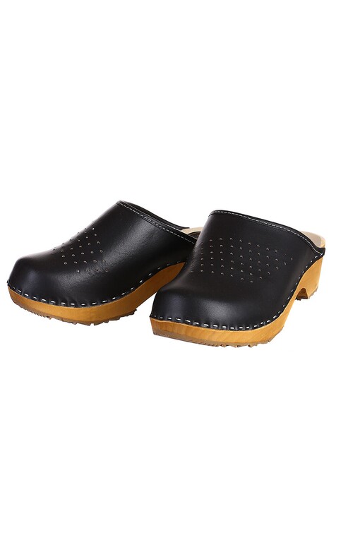 Comfortable perforated clogs for the cottage