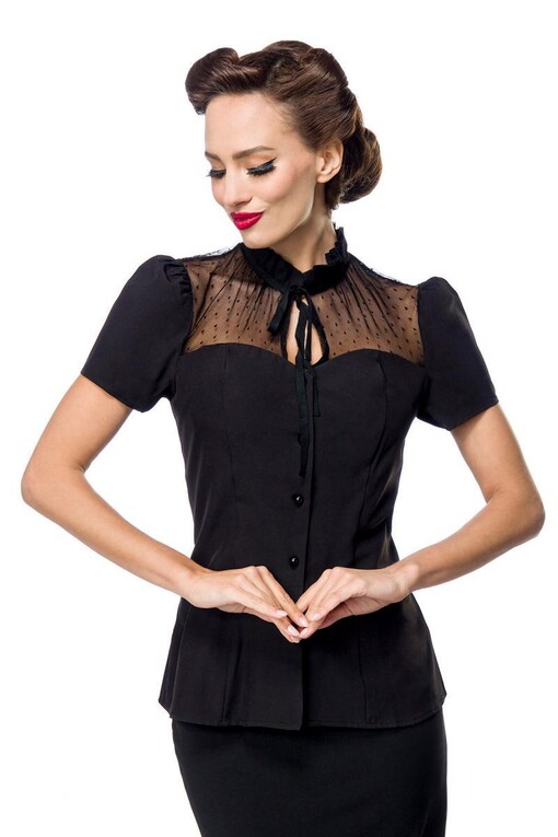 Blouse in pin-up style
