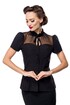Blouse in pin-up style
