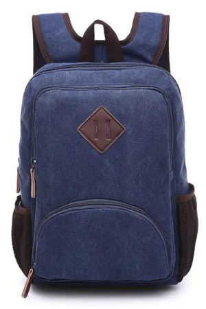 Smaller school backpack with pockets: main compartment with zipper closure inside zipper pocket padded notebook compartment,