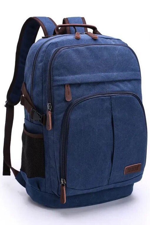 Student canvas backpack
