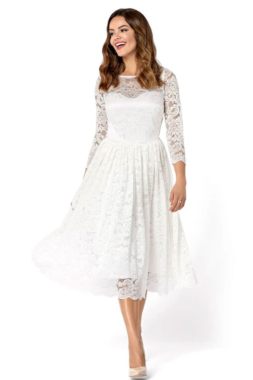Midi dress for the bride
