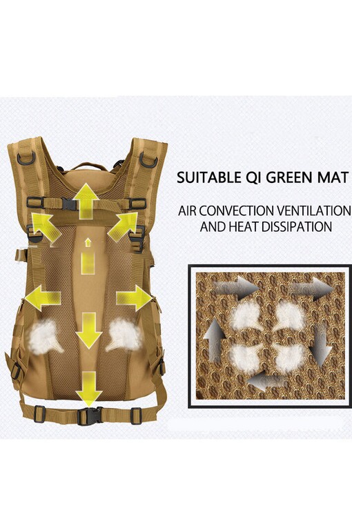 Military canvas backpack waterproof